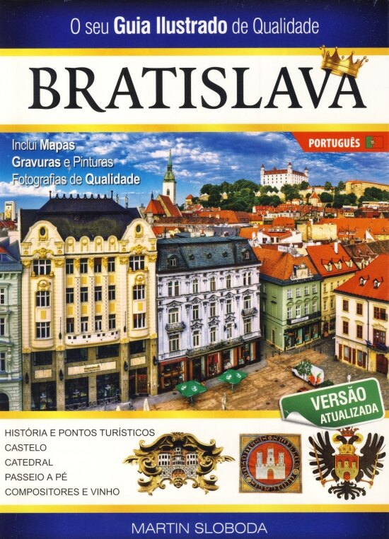 Obálka knihy Bratislava obrázkový sprievodca v portugalčine