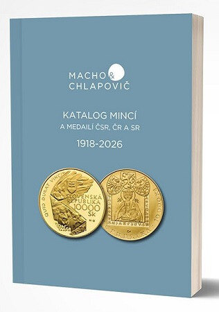 Obálka knihy Katalóg mincí a medailí ČSR, ČR A SR 1918 - 2026