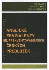 Obálka knihy Anglické ekvivalenty nejfrekventovanějších českých předložek