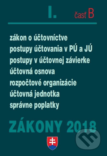 Obálka knihy Zákony 2018 I/B