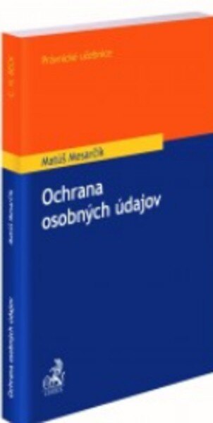 Obálka knihy Ochrana osobných údajov