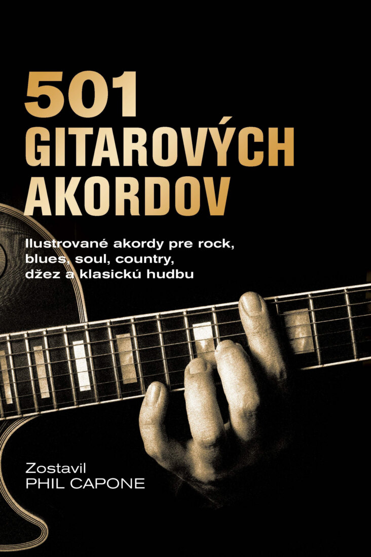 Obálka knihy 501 gitarových akordov