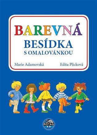 Obálka knihy Barevná besídka s omalovánkou