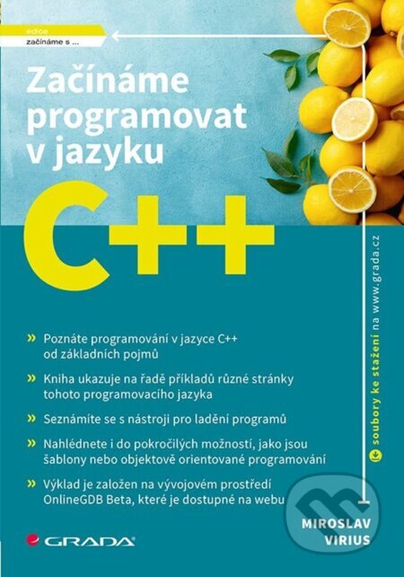 Obálka knihy Začínáme programovat v jazyku C++