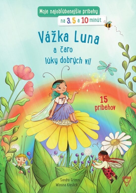 Obálka knihy Vážka Luna a čaro lúky dobrých víl
