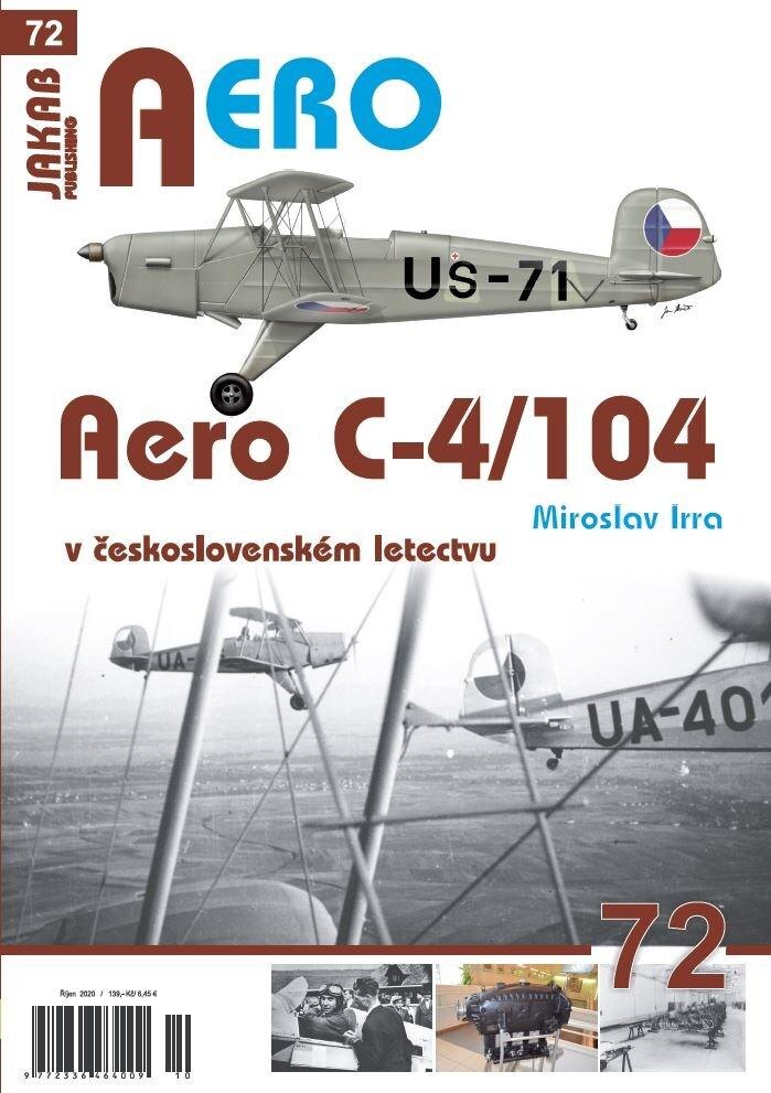 Obálka knihy Aero C-4/104 v československém letectvu