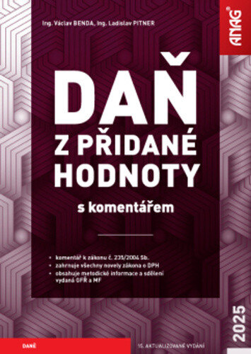 Obálka knihy Daň z přidané hodnoty 2025 s komentářem