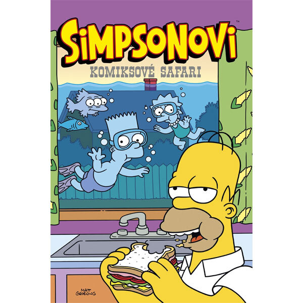Obálka knihy Simpsonovi: Komiksové safari