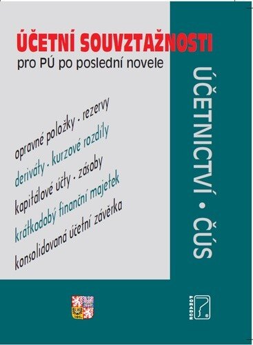 Obálka knihy Účetní souvztažnosti pro PÚ 2022
