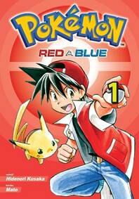 Obálka knihy Pokémon Red a Blue 1