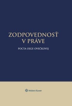 Obálka knihy Zodpovednosť v práve