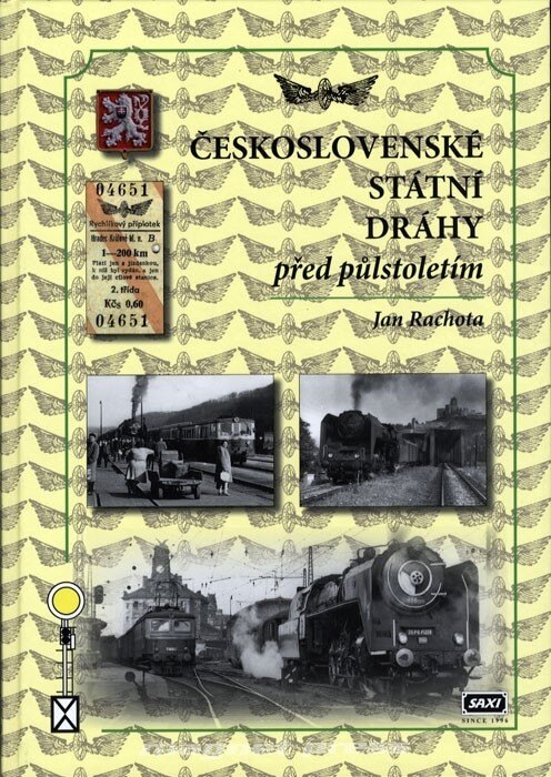 Obálka knihy Československé státní dráhy před půlstoletím