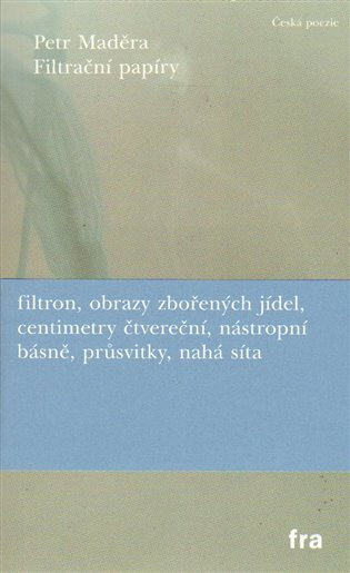 Obálka knihy Filtrační papíry