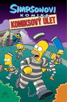 Obálka knihy Simpsonovi Komiksový úlet