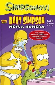 Obálka knihy Bart Simpson Metla Homera