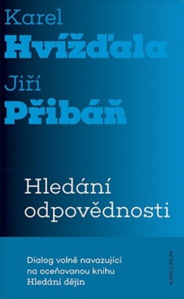 Obálka knihy Hledání odpovědnosti