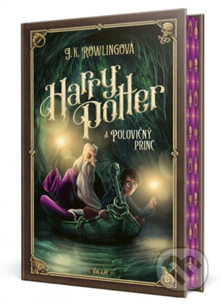 Obálka knihy Harry Potter a Polovičný princ (farebná oriezka)