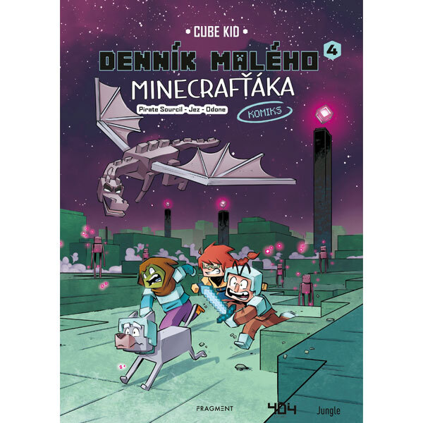 Obálka knihy Minecraft komiks: Denník malého Minecrafťáka 4