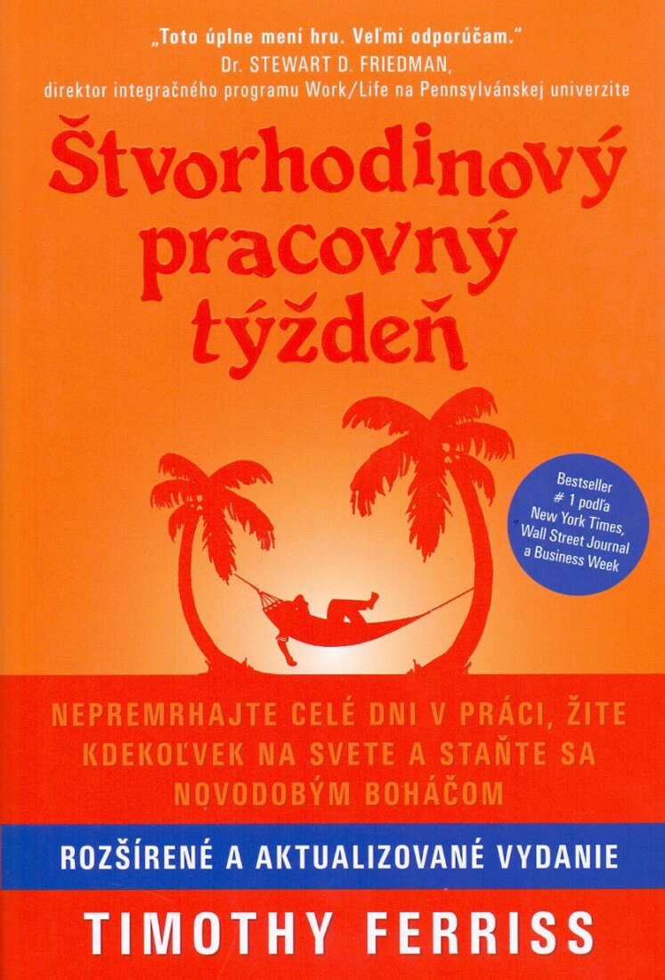 Obálka knihy Štvorhodinový pracovný týždeň