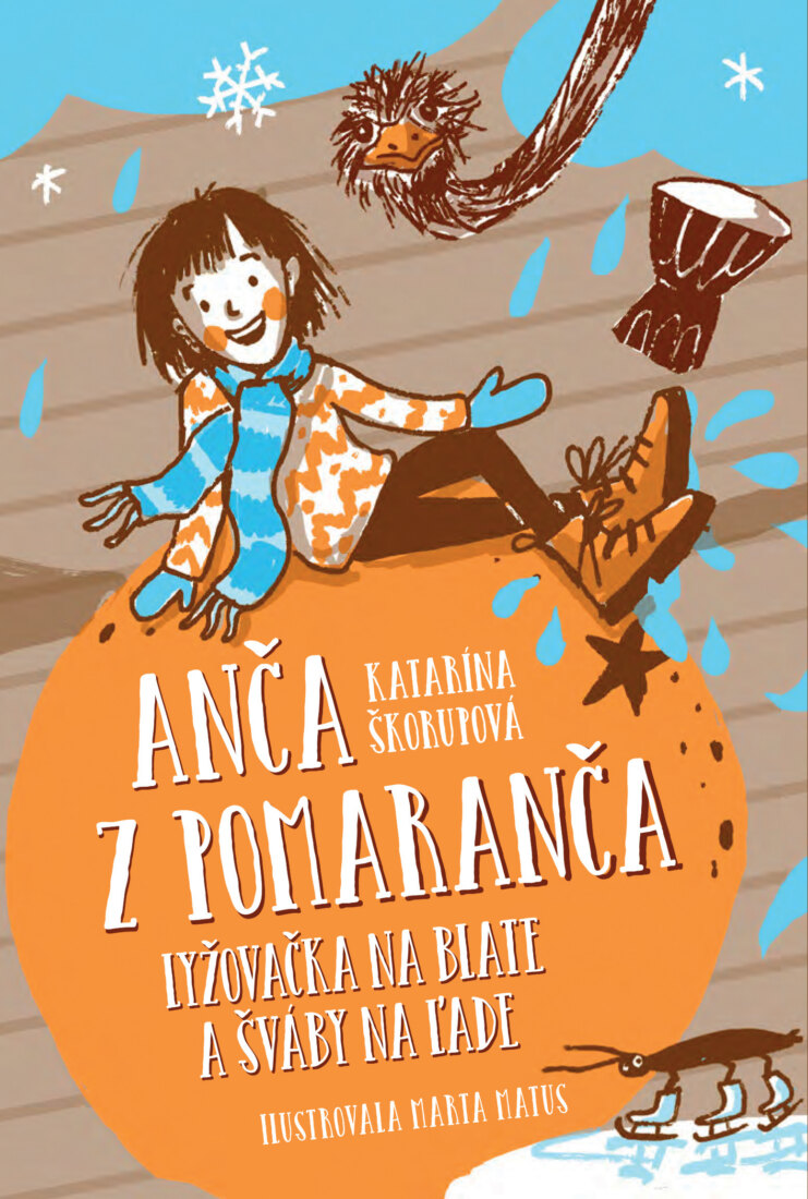 Obálka knihy Anča z Pomaranča Lyžovačka na blate a šváby na ľade