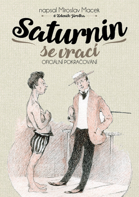 Obálka knihy Saturnin se vrací