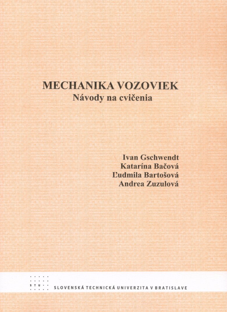 Obálka knihy Mechanika vozoviek