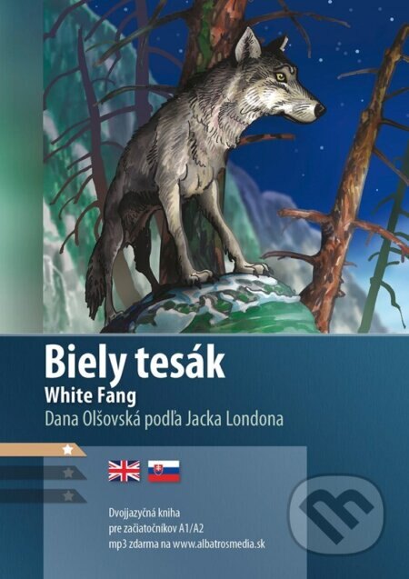 Obálka knihy Biely tesák / White Fang A1/A2 (AJ-SJ)