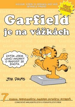Obálka knihy Garfield je na vážkách