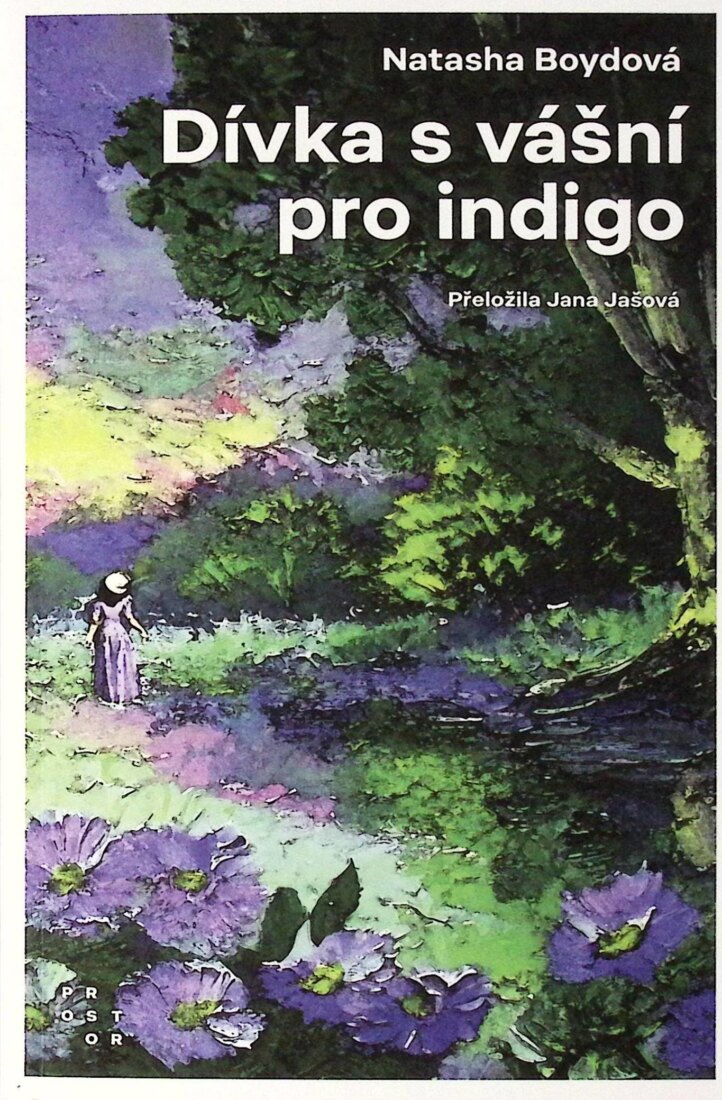 Obálka knihy Dívka s vášní pro indigo