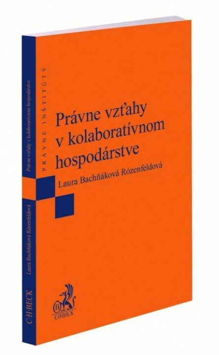 Obálka knihy Právne vzťahy v kolaboratívnom hospodárstve