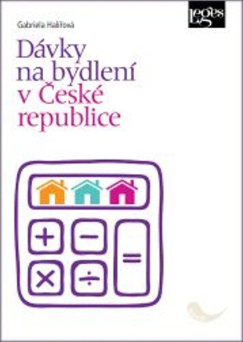 Obálka knihy Dávky na bydlení v České republice