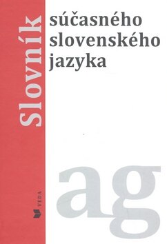 Obálka knihy Slovník súčasného slovenského jazyka ag