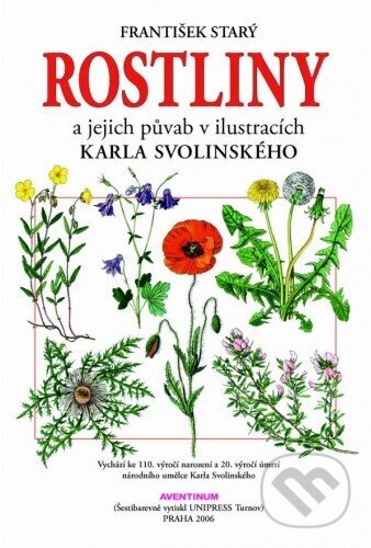 Obálka knihy Rostliny a jejich půvab v ilustracích Karla Svolinského