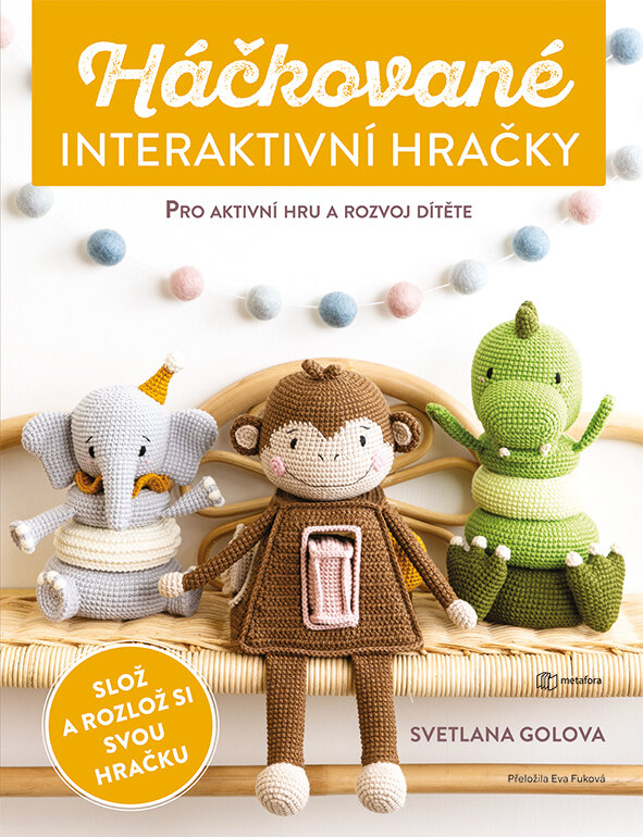 Obálka knihy Háčkované interaktivní hračky