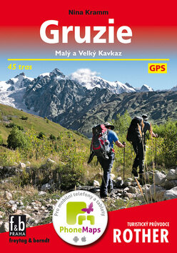 Obálka knihy Turistický průvodce Rother - Gruzie