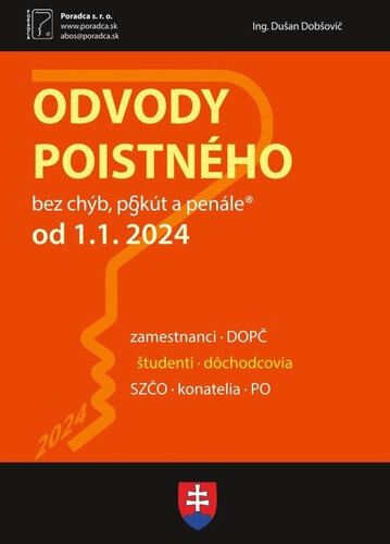 Obálka knihy Odvody poistného od  1. 1. 2024
