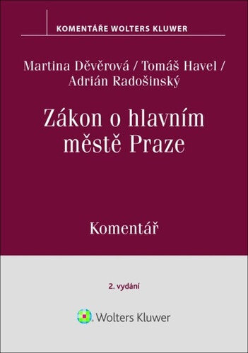 Obálka knihy Zákon o hlavním městě Praze