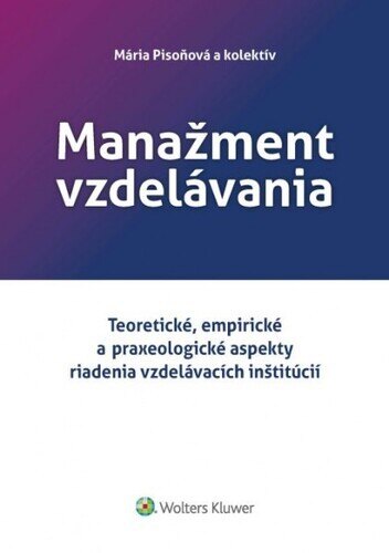 Obálka knihy Manažment vzdelávania