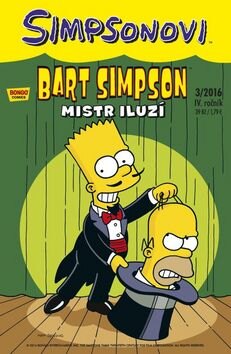 Obálka knihy Bart Simpson Mistr iluzí
