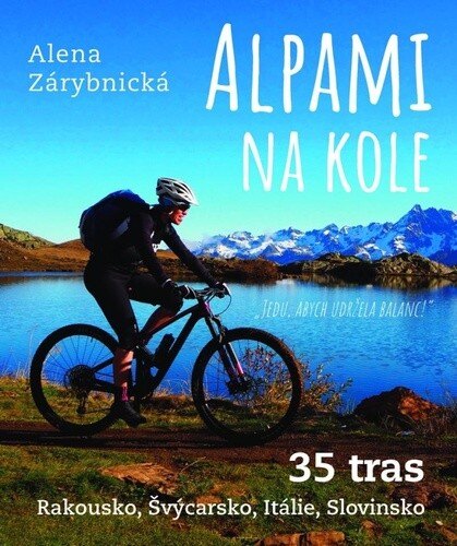 Obálka knihy Alpami na kole 35 tras