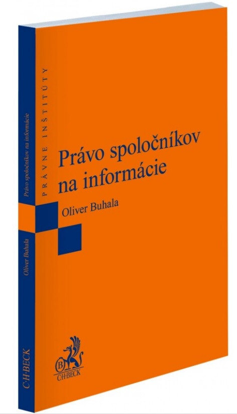 Obálka knihy Právo spoločníkov na informácie