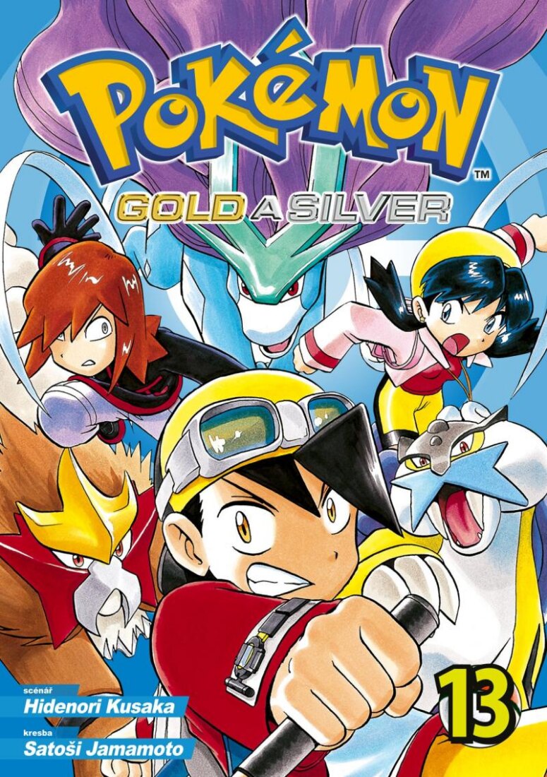 Obálka knihy Pokémon 13 - Gold a Silver