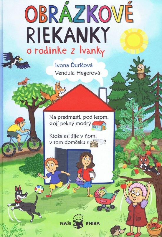 Obálka knihy Obrázkové riekanky o rodine z Ivanky