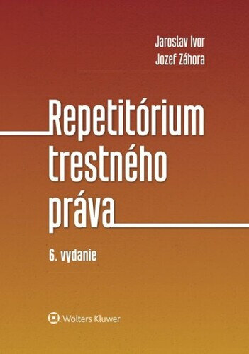 Obálka knihy Repetitórium trestného práva