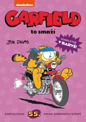 Obálka knihy Garfield to smaží (č. 55)