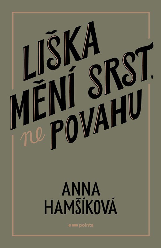 Obálka knihy Liška mění srst, ne povahu