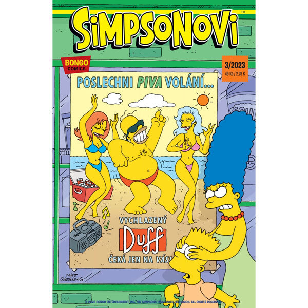 Obálka knihy Simpsonovi 03/2023