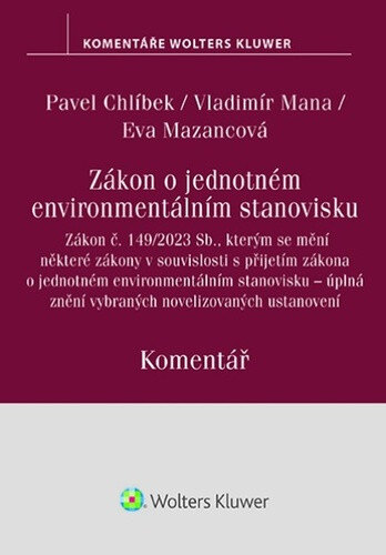 Obálka knihy Zákon o jednotném environmentálním stanovisku