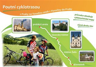 Obálka knihy Poutní cyklotrasou z Prahy na Vysočinu