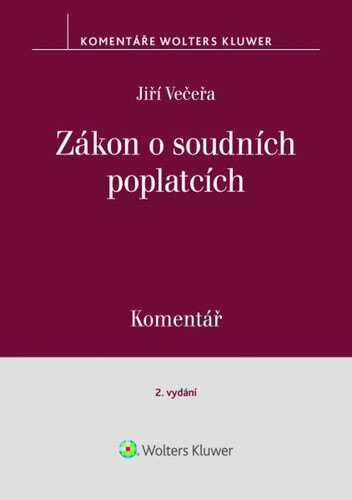 Obálka knihy Zákon o soudních poplatcích Komentář